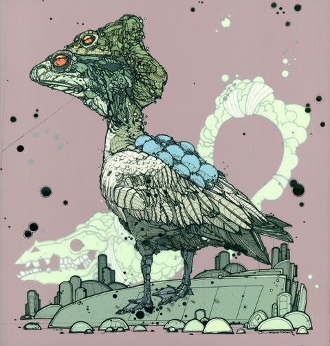 Nicholas Di Genova, Bi-Faced Amphibious Fowl with Ectoplasm