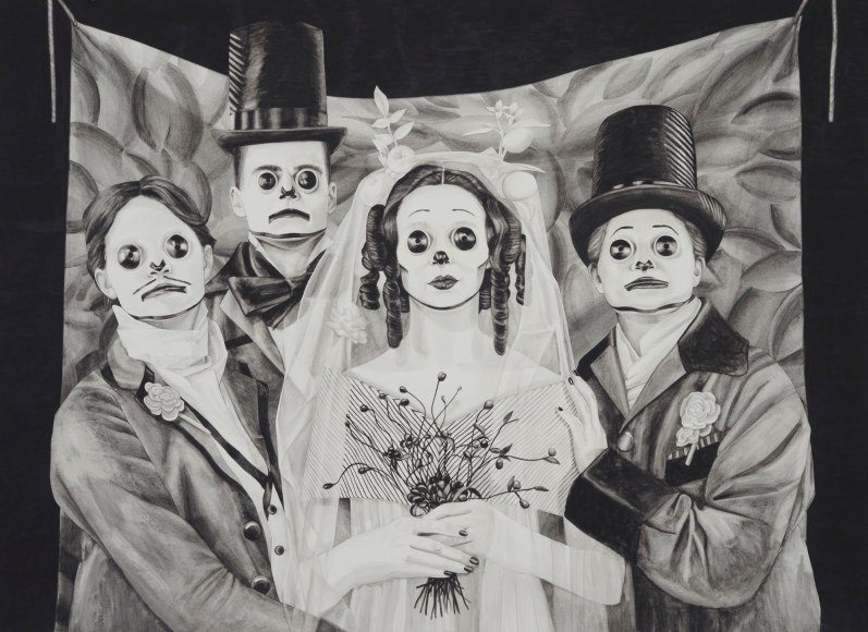 MARY REID KELLEY, Polyamorous Bride,&nbsp;2012