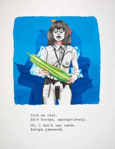 Mary Reid&nbsp;Kelley, Europa Yammered, 2022