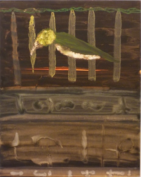 War Bird of the Infidels, 2004, Watercolor on clayboard