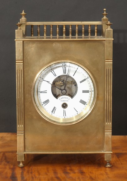 Important 12 Ships Clock with Exposed Escapement, signed Harvard Clock  Co., Boston - Inventory - Hyland Granby