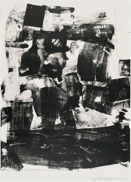 Robert Rauschenberg Kip Up, 1964 Lithograph 41 1/4 x 29 5/8 in. / 104.7 x 75.3 cm. Edition of 33