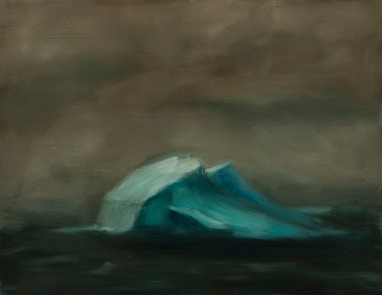 Karen Marston Phosphorescence, 2017 Oil on wood panel 14 x 18 inches