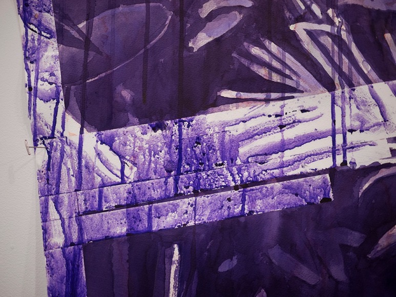 detail of ink drawing