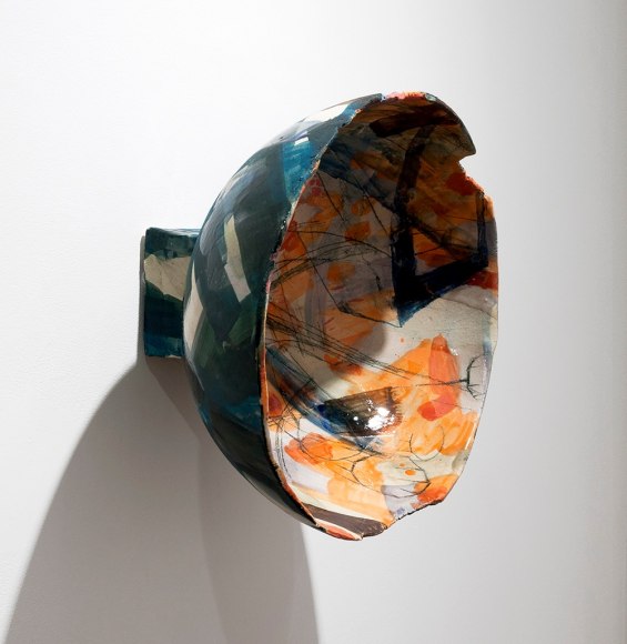 Rachael Gorchov Tunnel Stair, 2017 Glazed ceramic 12 x 13 1/2 x 7 1/2 in. / 30.5 x 34.3 x 19 cm.