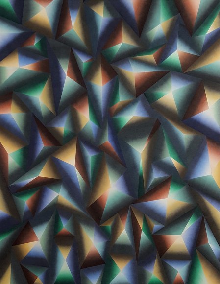 Takuji Hamanaka Boulders, 2016 Japanese woodcut and washi paper collage