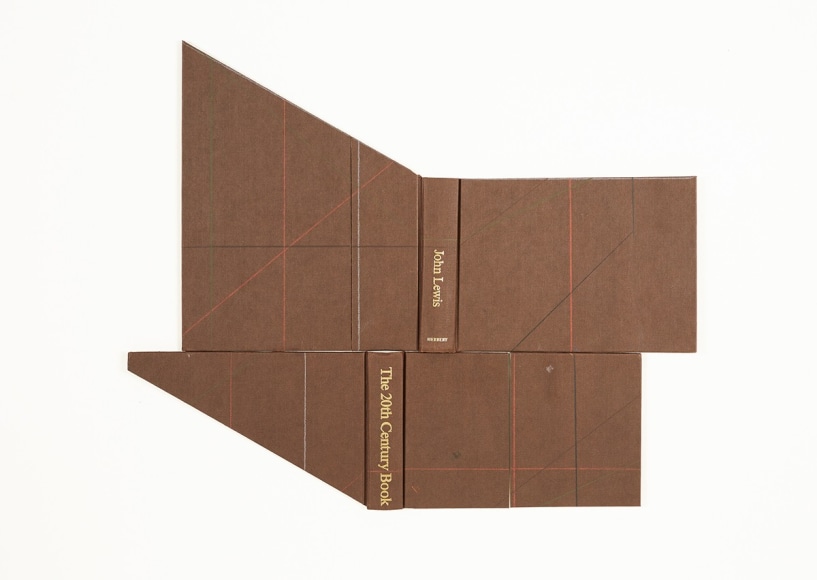 Bj&ouml;rn Meyer-Ebrecht Untitled (The 20th Century Book), 2017 Found book cover, colored pencil, mounted to museum board 17 x 20 1/4 in. / 43 x 51.5 cm.