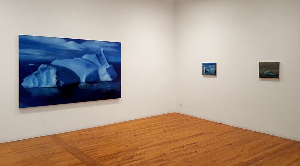 karen marston big and small iceberg paintings