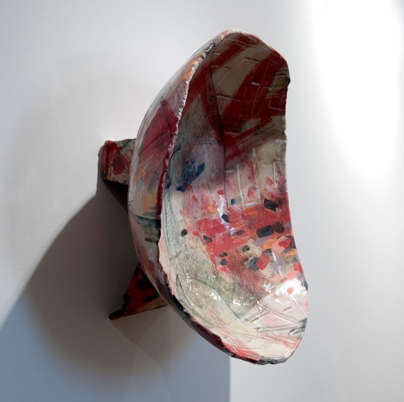 Rachael Gorchov Museum Portal, 2016 Glazed ceramic 18 x 18 x 9 1/4 in. / 45.7 x 45.7 x 23.5 cm.