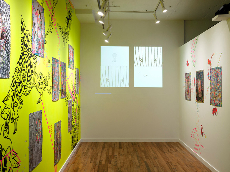 Dex Fernandez artwork and animation installation