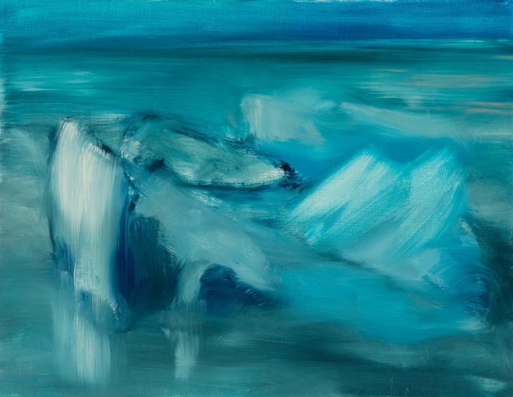 Karen Marston Dissolving, 2017 Oil on panel 14 x 18 inches