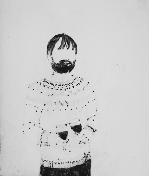 Elin R&oslash;dseth Networker (No. 6), 2018 Photopolymer 4 3/4 x 3 3/4 in. / 12.1 x 9.5 cm. Edition of 25