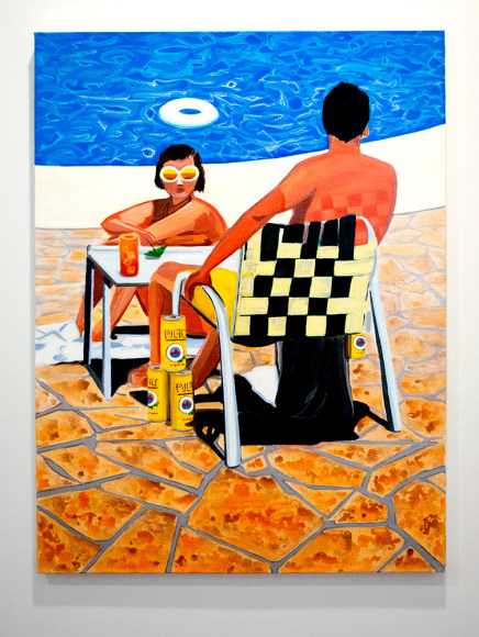 mark mann on the rocks painting