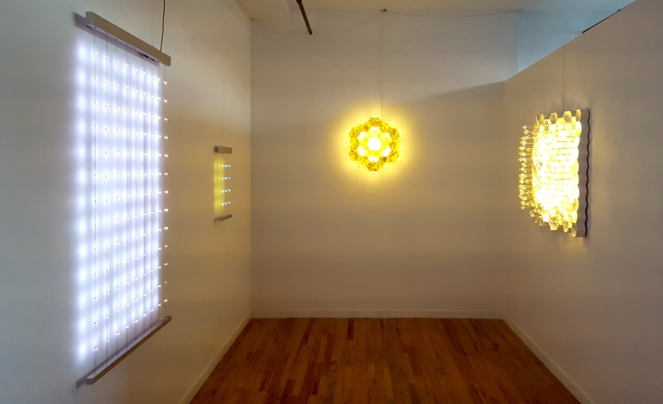 kenzan tsutakawa-chinn L.E.D. wall sculptures