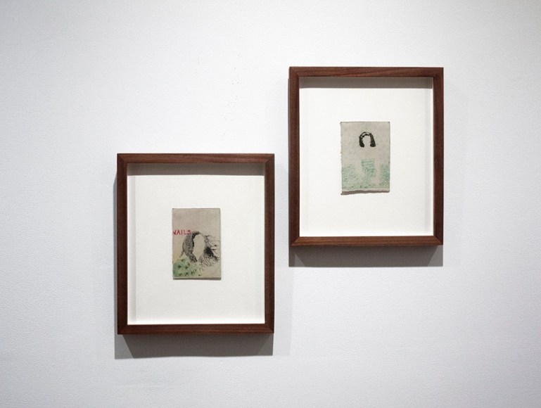 Elin Rodseth exhibition of woodcuts and photopolymer prints installation view