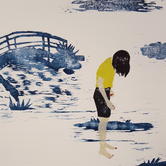 Elin Rodseth woodcut detail