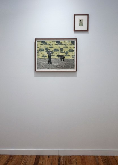 Elin Rodseth exhibition of woodcuts and photopolymer prints installation view
