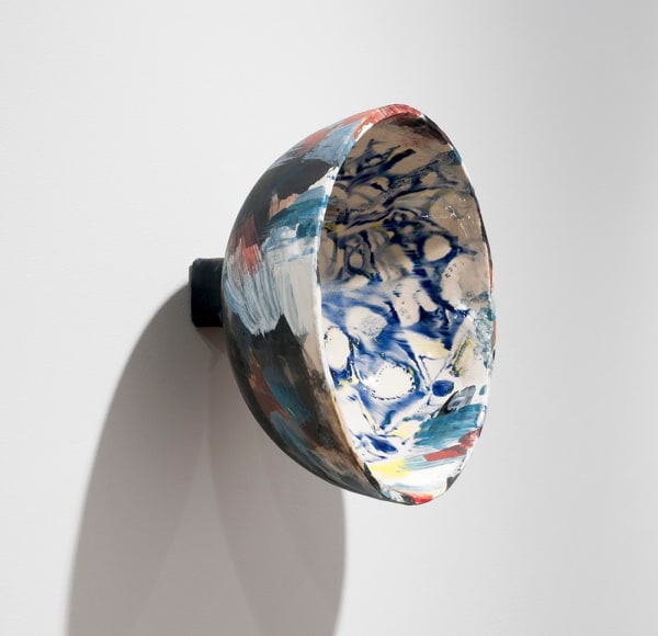 Rachael Gorchov Oculus, 2016 Glazed ceramic 9 1/4 x 9 1/4 x 6 1/4 in. / 23.5 x 23.5 x 15.9 cm.