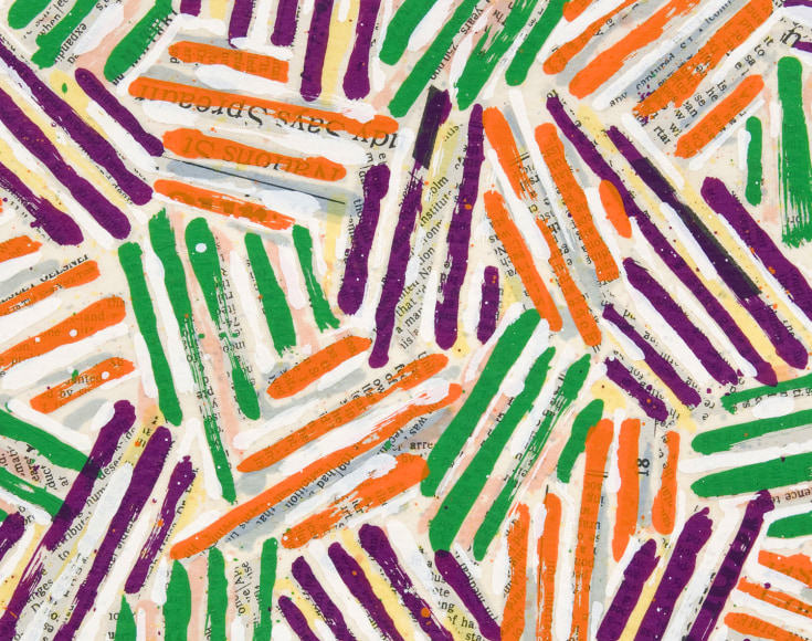 detail image of Jasper Johns screenprint