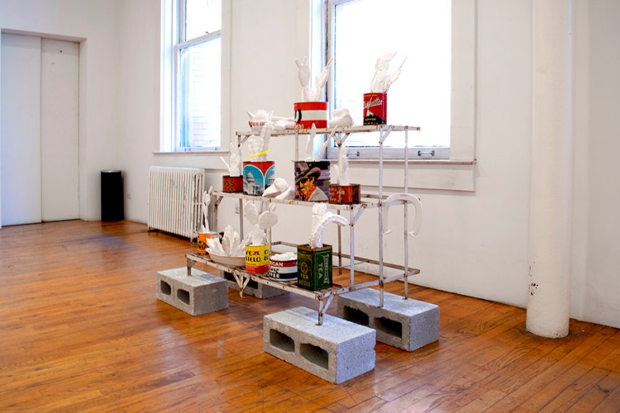 mark man souvenir exhibition installation image