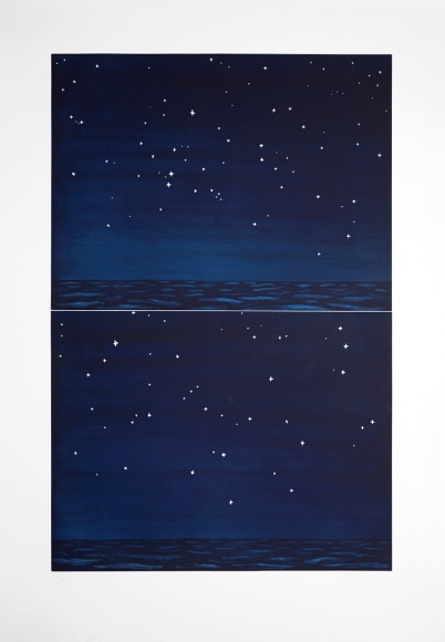 Richard Bosman Night Sky, 1990 Aquatint etching