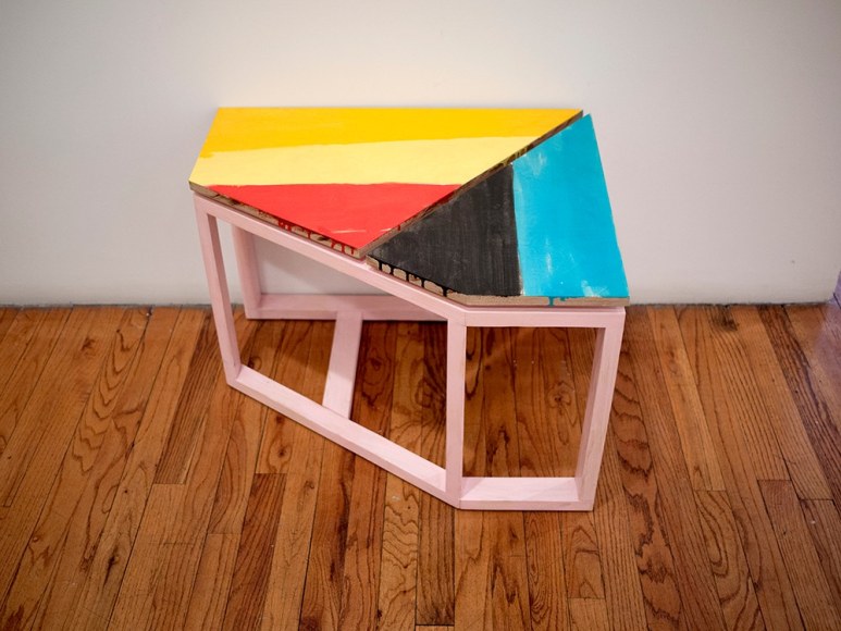 Björn Meyer-Ebrecht Uprising installation view of drawings and wood platforms