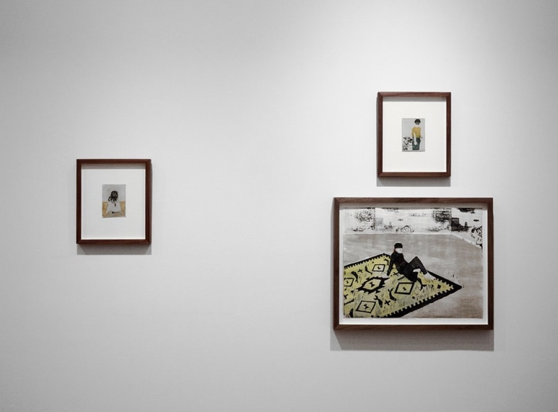 Elin Rodseth exhibition of woodcuts and photopolymer prints installation view