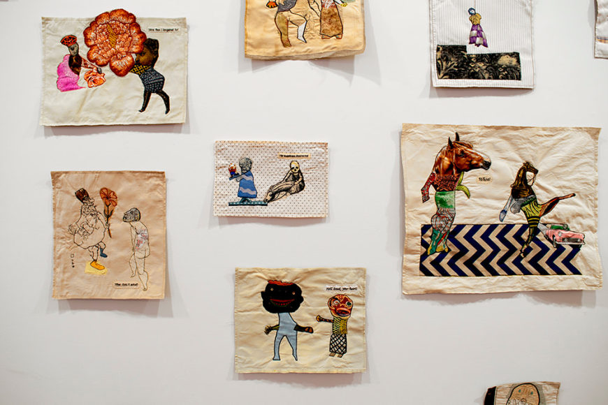 china marks installation detail