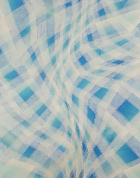 Takuji Hamanaka Whirlwind, 2015 Japanese woodcut on Gampi paper collage 32 x 25 inches