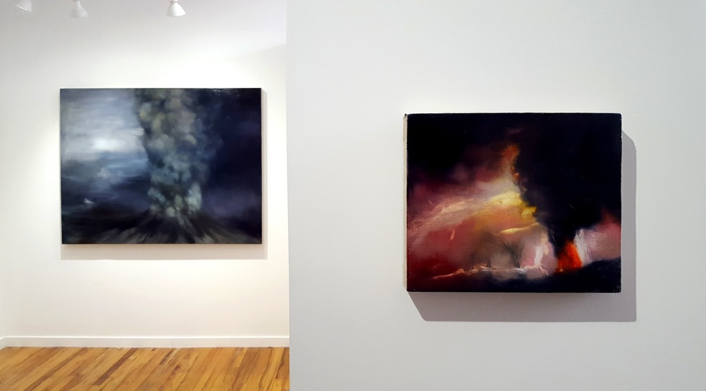 karen marston natural disasters paintings installation
