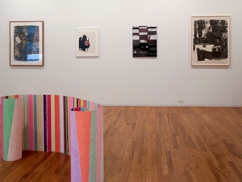 Somluk Pantiboon, Robert Motherwell, Thaiwijit Puengkasemsomboon, Robert Rauschenberg and Mit Jai Inn