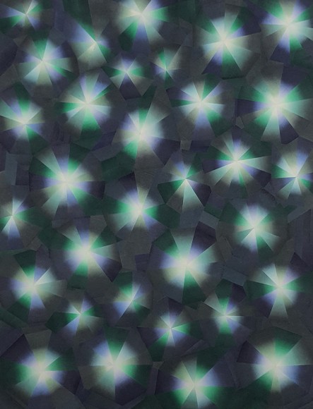 Takuji Hamanaka Far Away Light, 2016 Japanese woodcut and washi paper collage