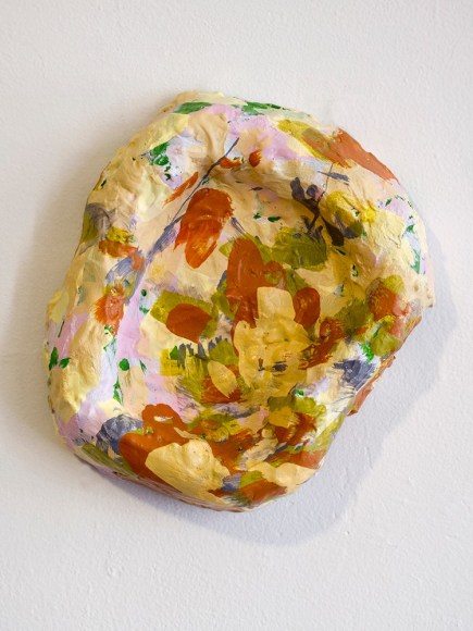 Rachael Gorchov Pines, Corporate Park, Burbank, 2014 Acrylic and Hydrocal on burlap 9 x 7 1/2 x 2 in. / 22.9 x 19.1 x 5.1 cm.