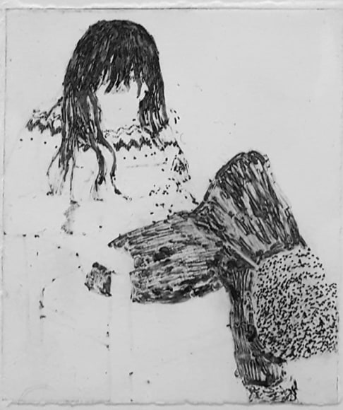 Elin R&oslash;dseth Networker (No. 7), 2018 Photopolymer 4 3/4 x 3 3/4 in. / 12.1 x 9.5 cm. Edition of 25