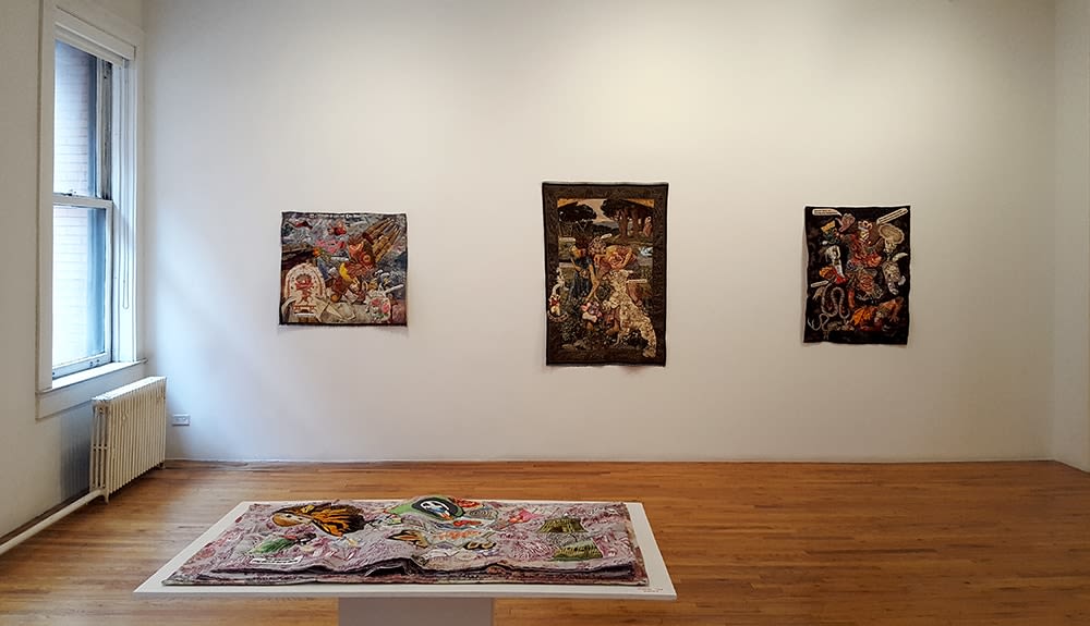 china marks art exhibition installation view