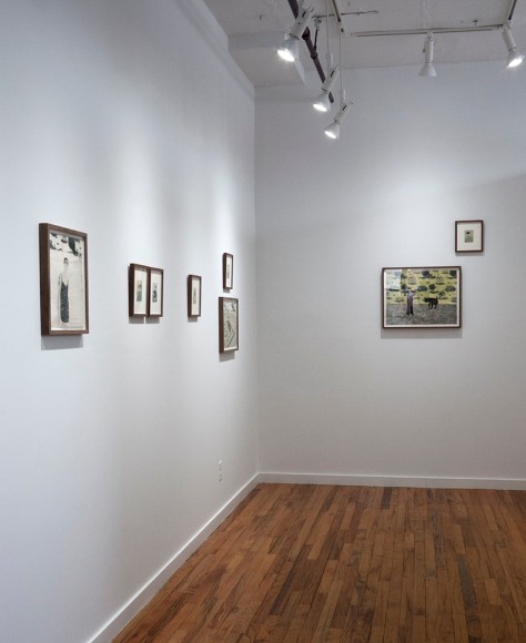 Elin Rodseth exhibition of woodcuts and photopolymer prints installation view