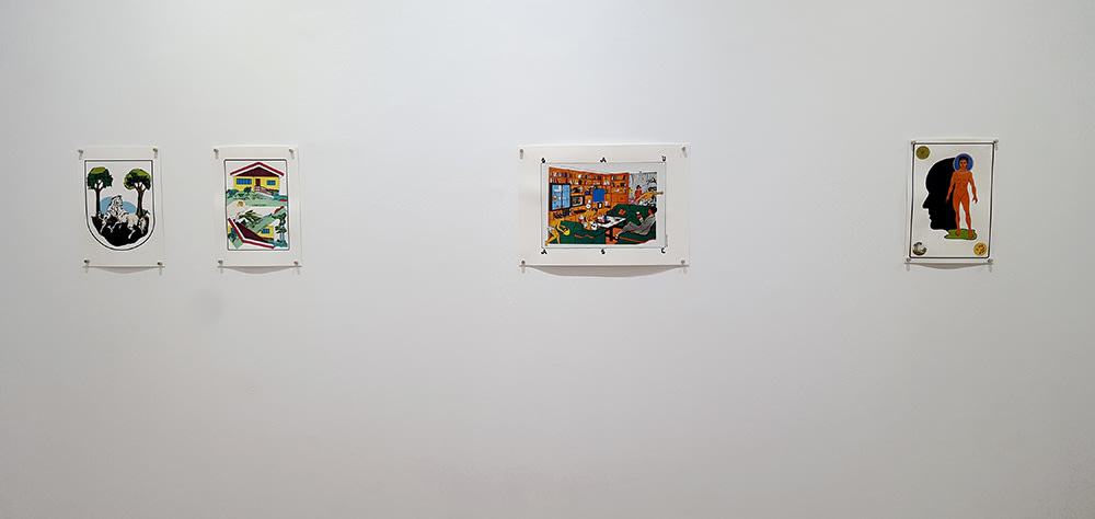 dina gadia 4 paper collages