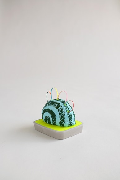 Chiaozza ​Loop Lump, 2016 Painted paper, paper pulp, acrylic paint and pigmented concrete