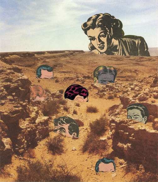 Dina Gadia Do the Rescue, 2015 Collage 8 3/8 x 7 1/8 in. / 21 x 18.2 cm.