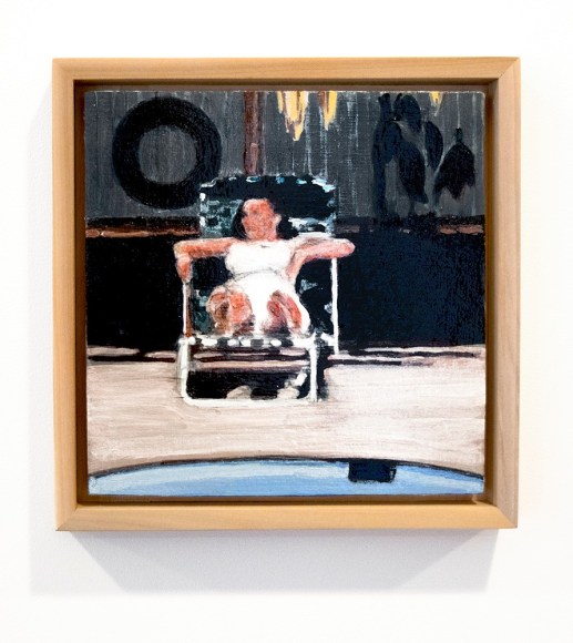 mann sunny day woman painting