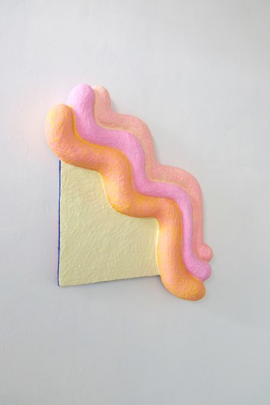 Chiaozza Sun Rain, 2019 Acrylic on paper pulp 32 x 28 x 4 ½ in. / 81.3 x 71 x 11.4 cm.