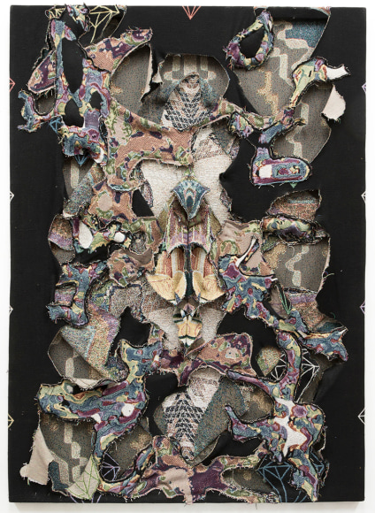 david smith diamond decay fabric sculpture