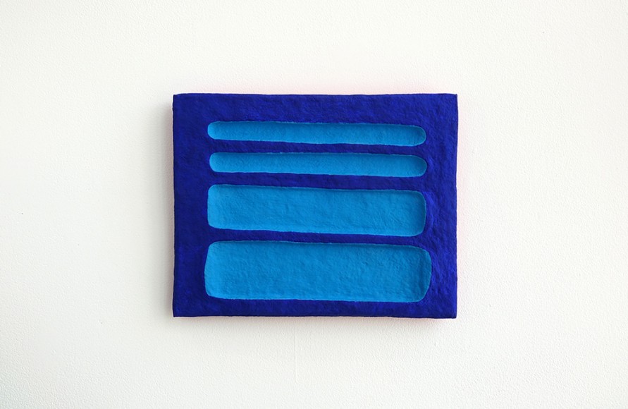 Chiaozza Four Cerulean Lines In Ultramarine, 2021
