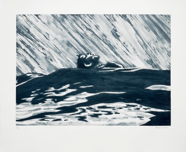 Richard Bosman Adrift I, 1988 Softground, spitbite and whiteground etching