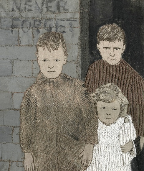 sue stone embroidery painting