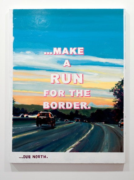 David Kramer painting Due North