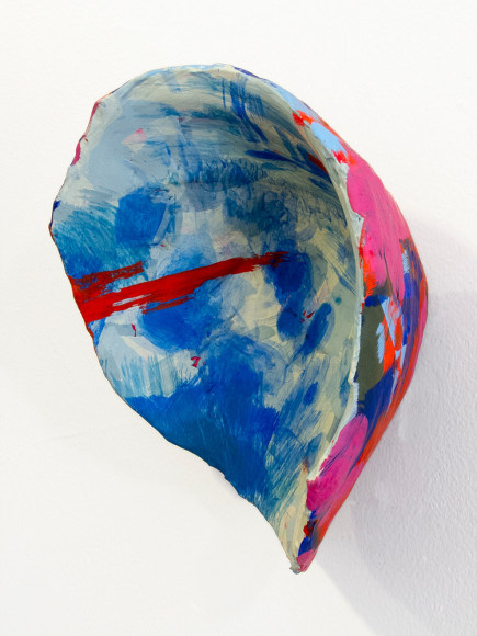 Rachael Gorchov Ruins, Joshua Tree, 2015 Acrylic on paper mache clay, burlap and plaster 9 1/4 x 8 1/4 x 5 in. / 23.5 x 21 x 12.7 cm.