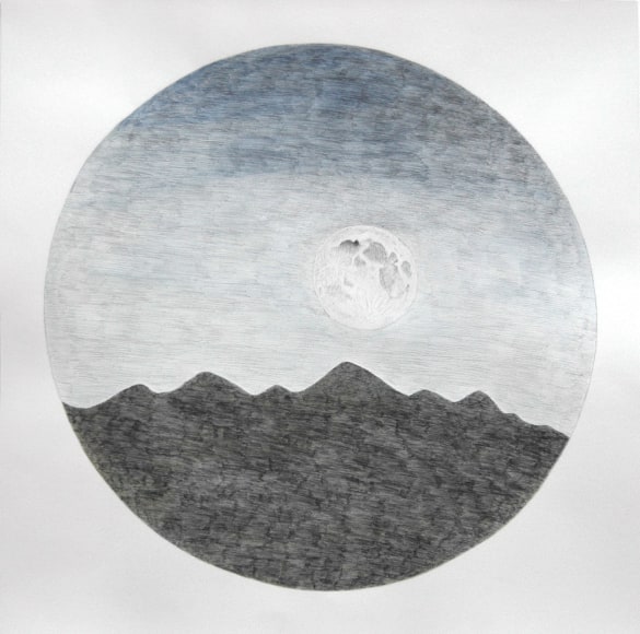 Russell Crotty, Full Moon Near Williams, 2011