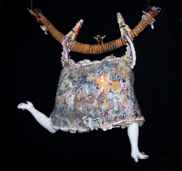 Monica Machado, La corde &agrave; linge: Belle Marquise, vos beaux yeux me font mourir d'amour, 2006 -2007