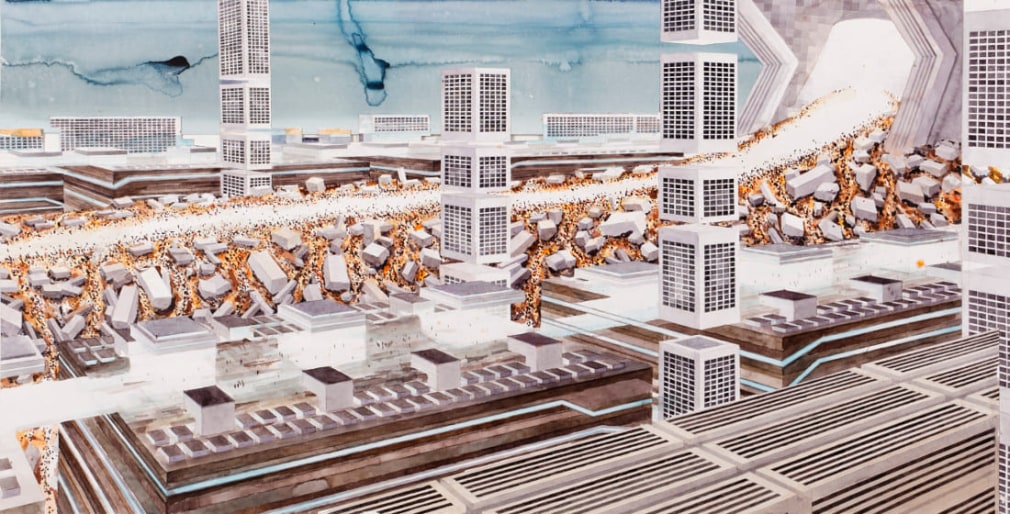 THOMAS RAVENS, Moderne Landschaft, 2016